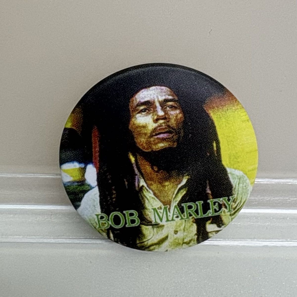 ピンバッジ　ボブマーリー　BOB MARLEY　未使用
