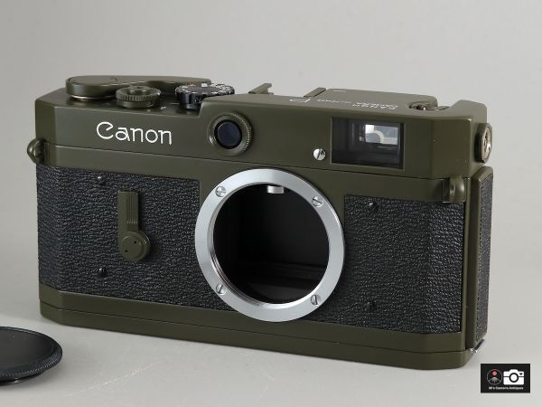 実用美品Canon P , オリーブドラブ, シャッター調整済 距離計OK レンジファインダー