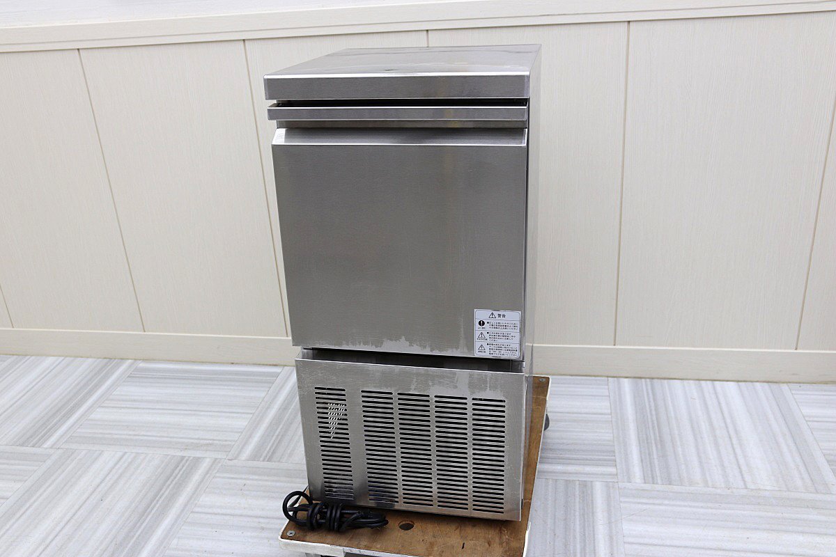 21年製 超美品！JCM 全自動製氷機 JCMI-25 キューブアイス アンダーカウンター 25K 厨房店舗業務用 検：ホシザキではIM-25