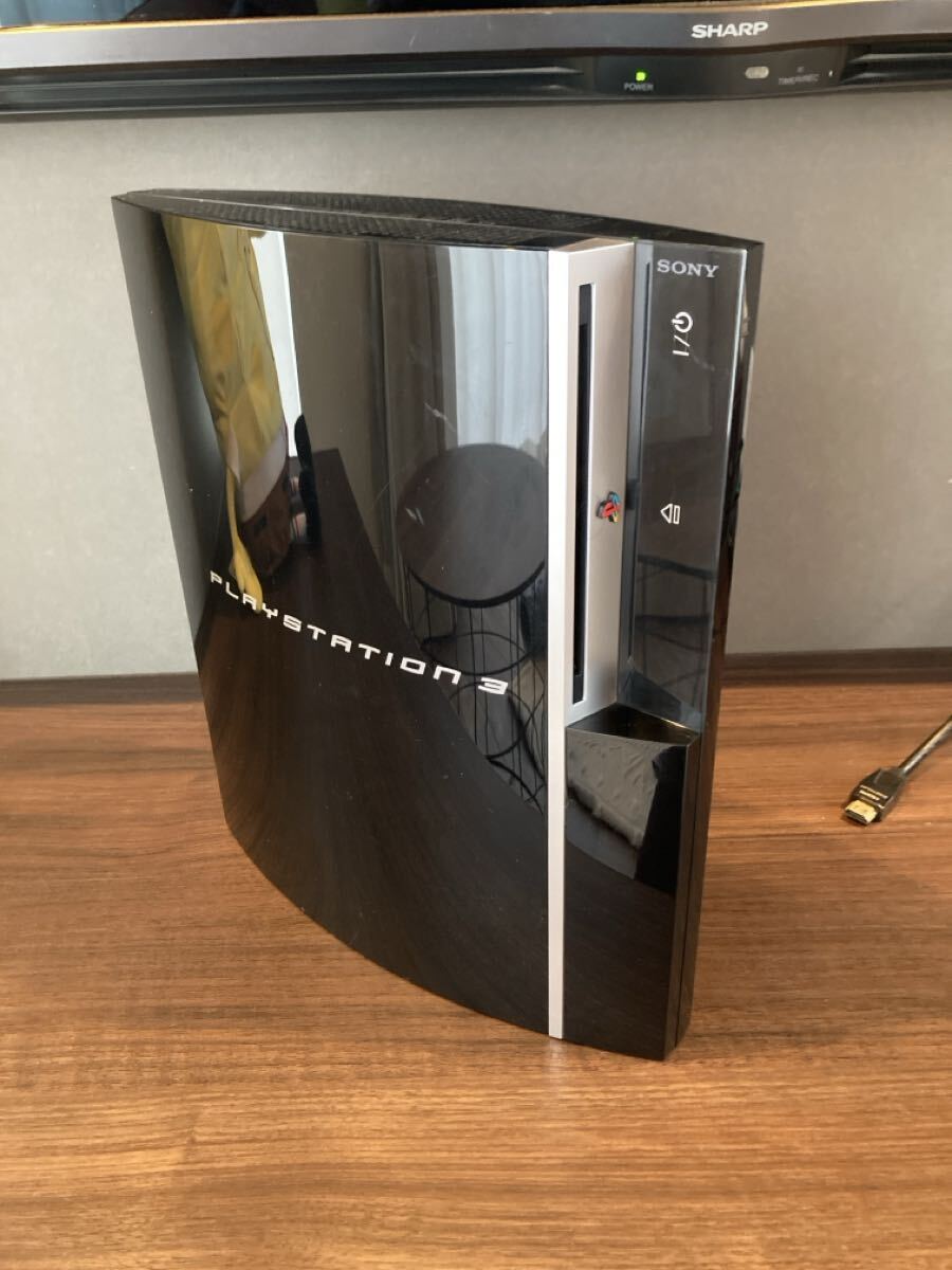 1円スタート 完全売り切り プレイステーション3 ソニー PS3 CECHL00 クリアブラック PlayStation3 プレステ3