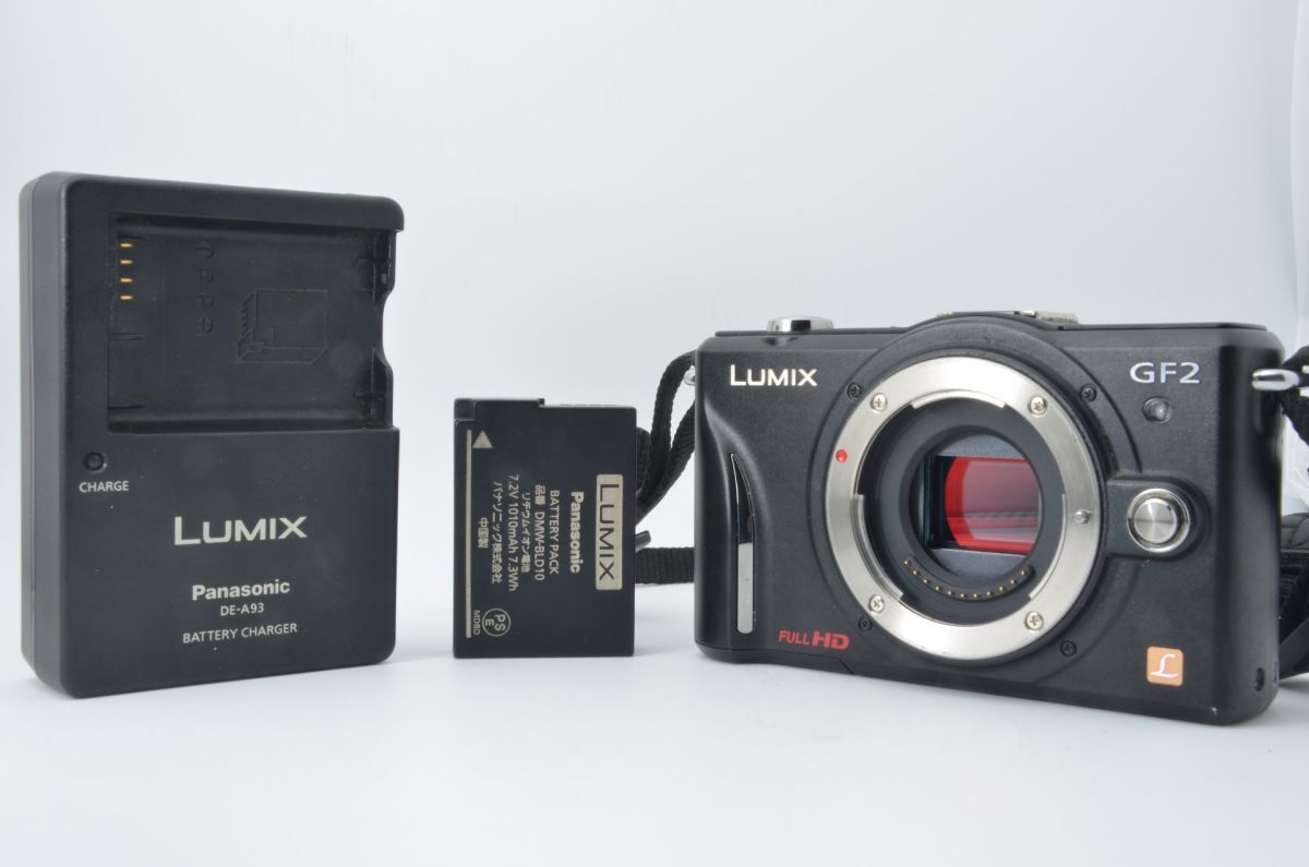 ★美品★ 【ショット数 1998回】パナソニック PANASONIC DMC-GF2 ボディ ミラーレスカメラ B4443 #100
