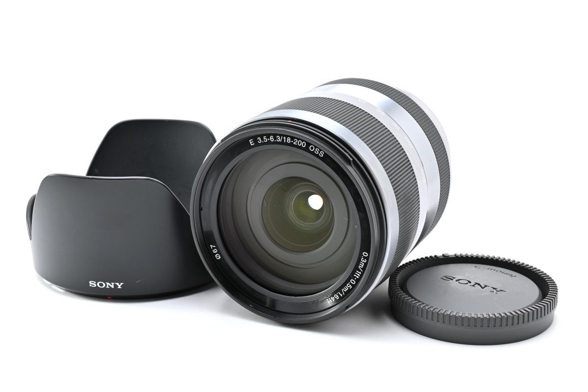 ★良品★ ソニー SONY E 18-200mm F3.5-6.3 OSS SEL18200 シルバー OL4395 #228