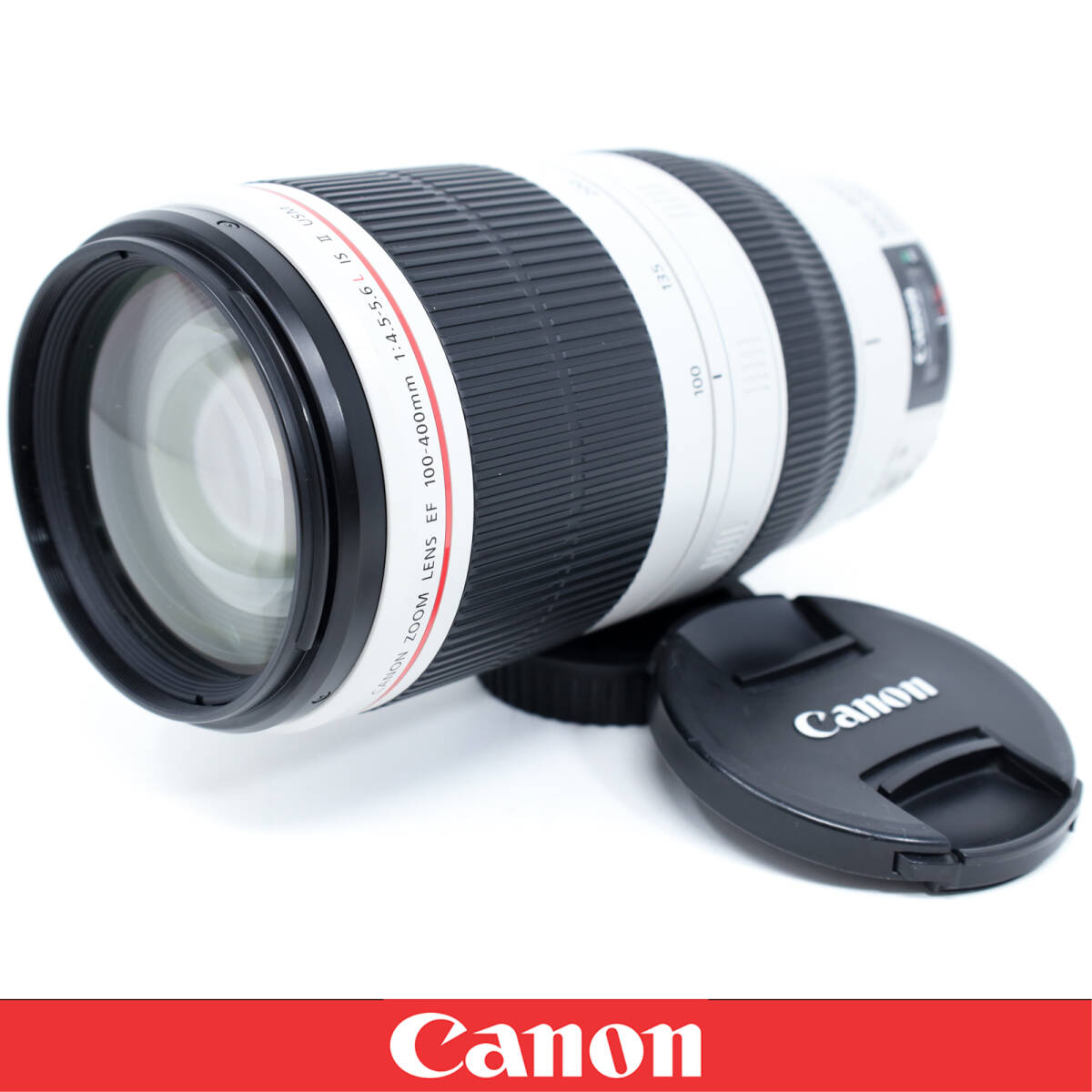 【美品】Canon キャノン EF100-400mm F4.5-5.6L IS II USM 極上外観 動作OK 手持ち軽快 憧れ白レンズ 野鳥・スポーツ・鉄道 EF100-400LIS2