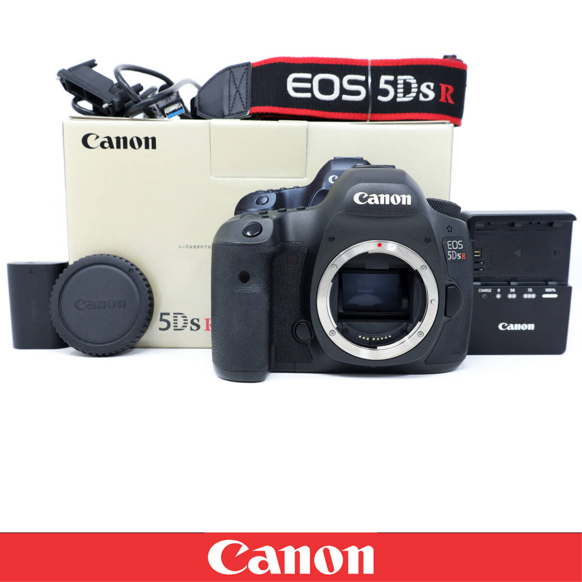 【極上美品】Canon キャノン EOS 5DsR ボディ 元箱付属品付 ワンオーナー 使用感極少マットな質感！圧倒的高解像度で日常を芸術に