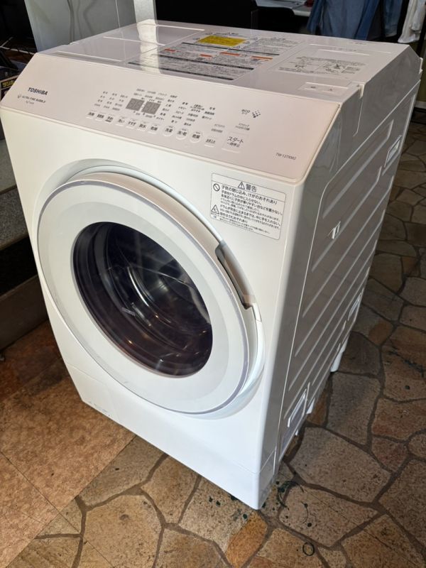 TOSHIBA ZABOON TW-127XM2L ドラム式 洗濯乾燥機 洗濯機 左開き 洗濯12kg 乾燥7kg 2022年製
