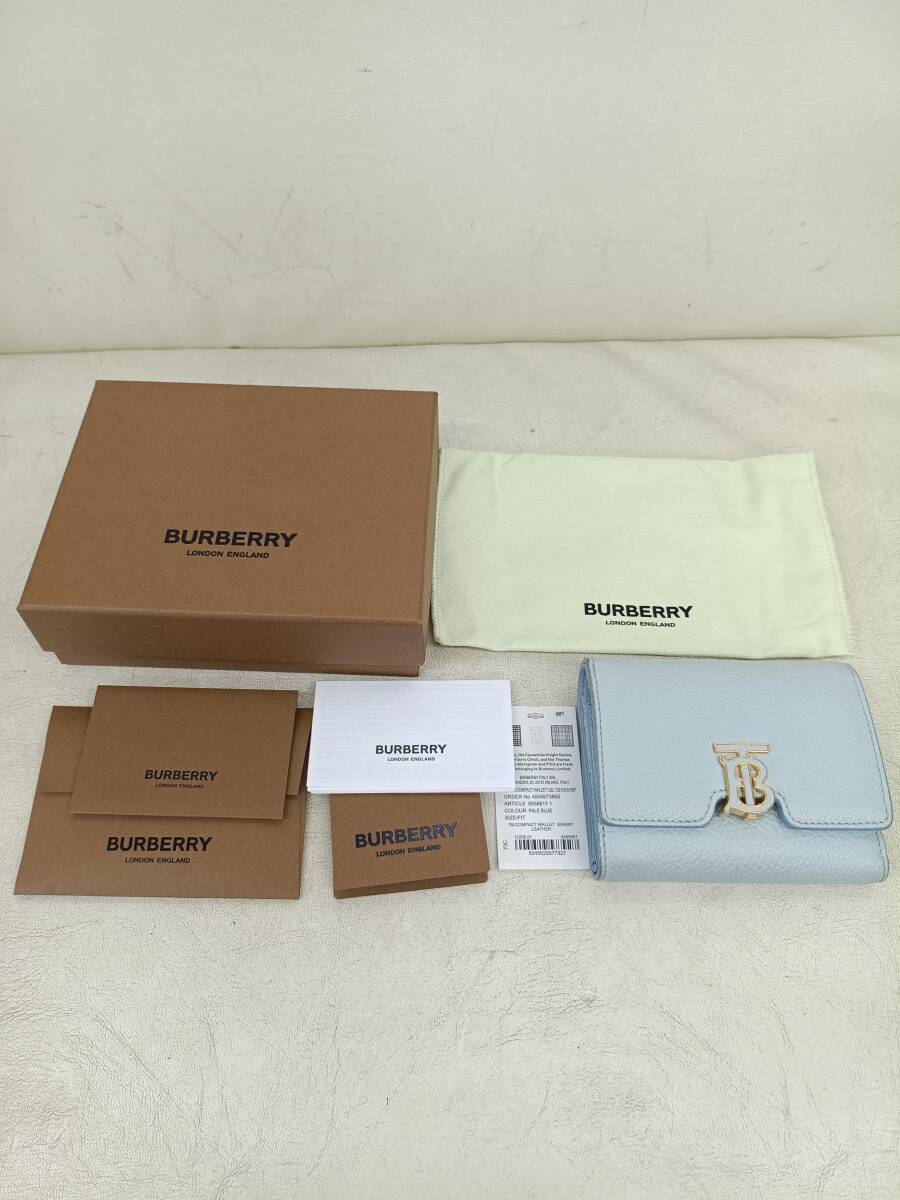 ★BURBERRY　バーバリー　三つ折り財布　レディース　TB★
