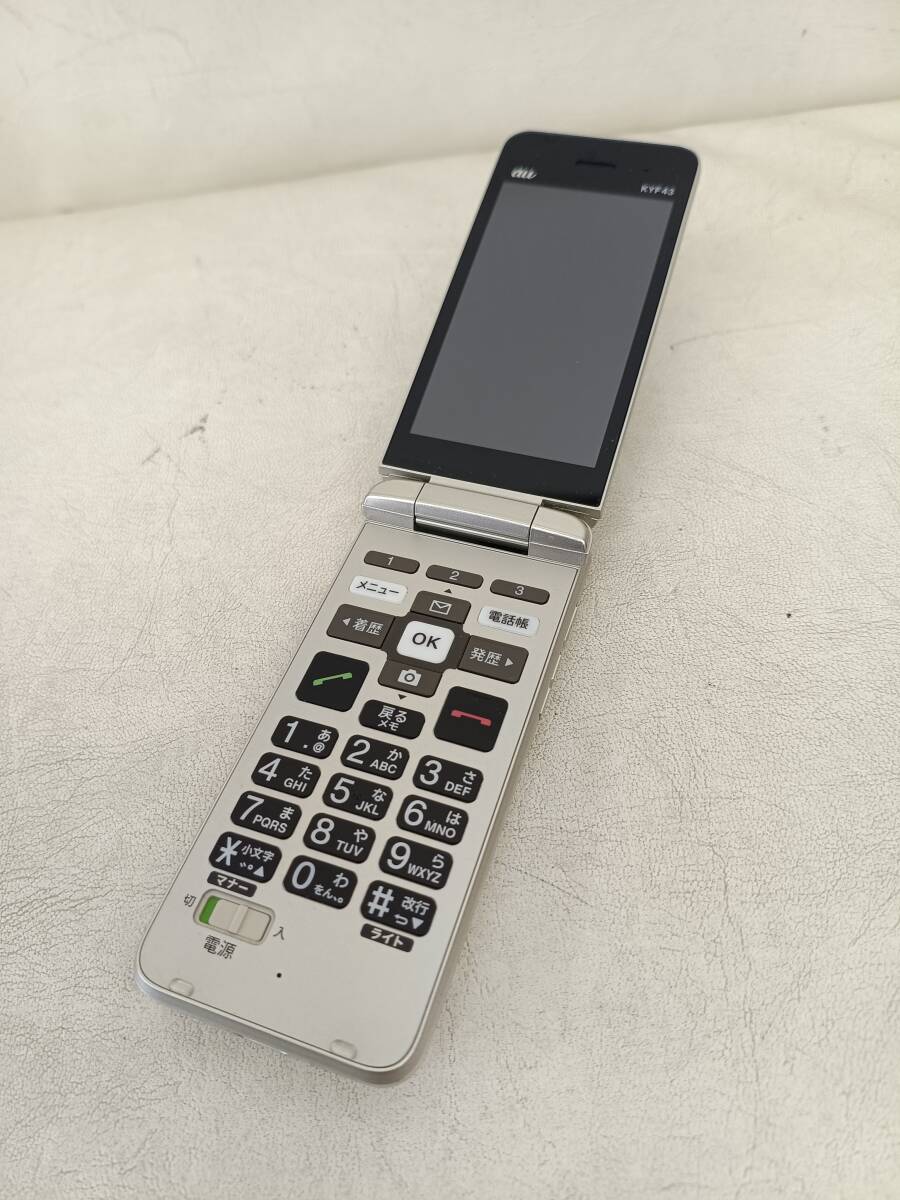 ★KYOCERA　京セラ　かんたんケータイ　KYF43　au★