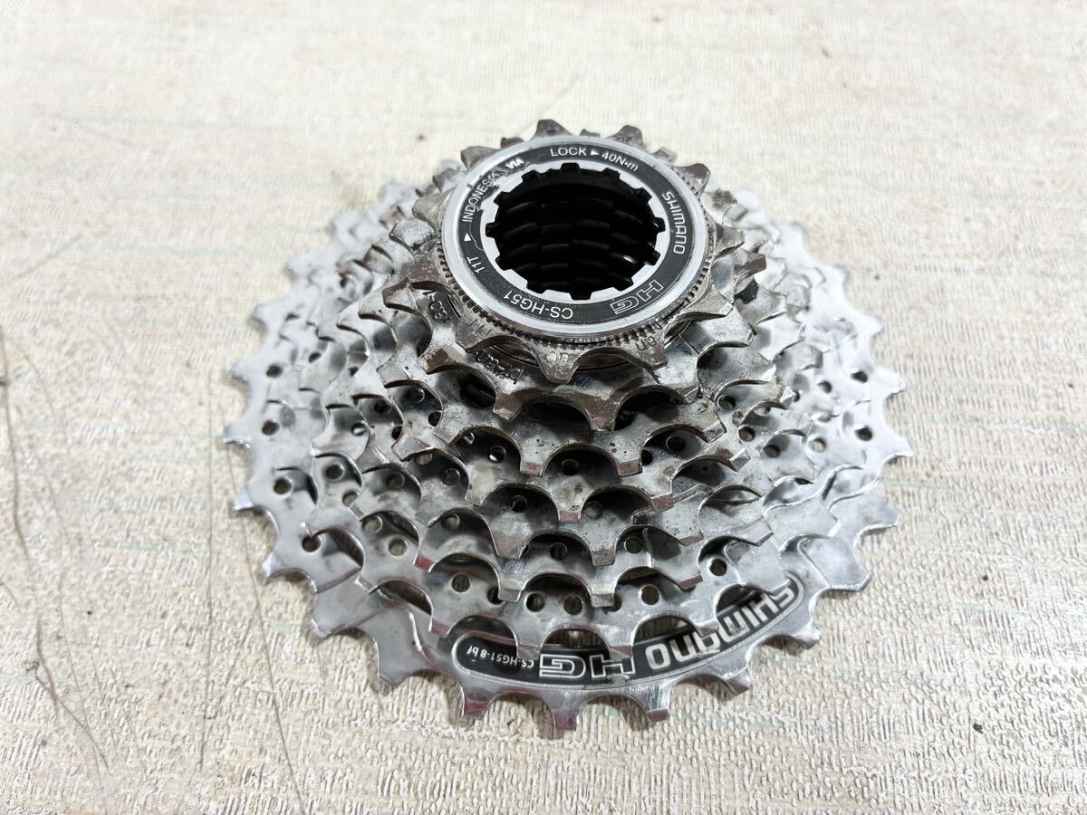 シマノ CS-HG51 8速 11〜28T 全国レターパックプラス600円で発送します