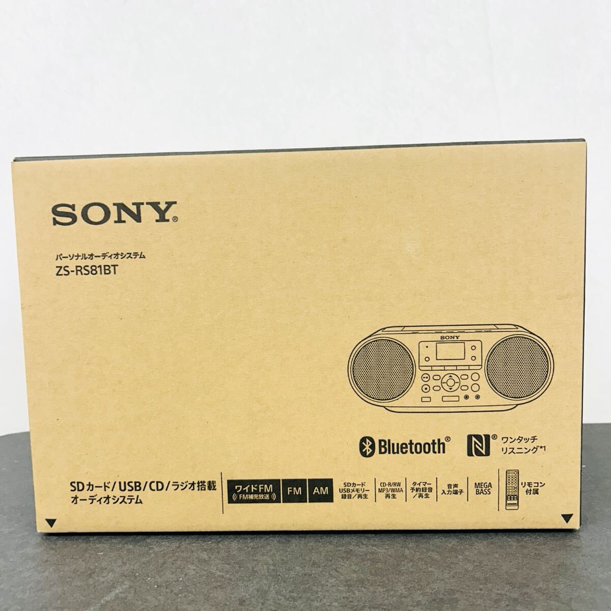 未使用品/自宅保管品 SONY ソニー ZS-RS81BT パーソナルオーディオシステム CD CDラジオ Bluetooth