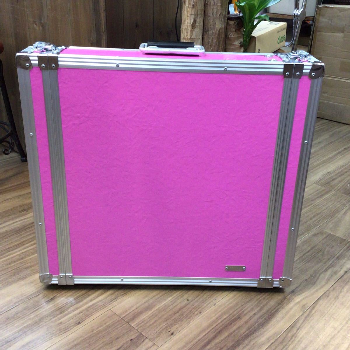 ARMOR アルモア 機材ケース ラックケース ハードケース ピンク USED 楽器 約57×52.8×10.5㎝