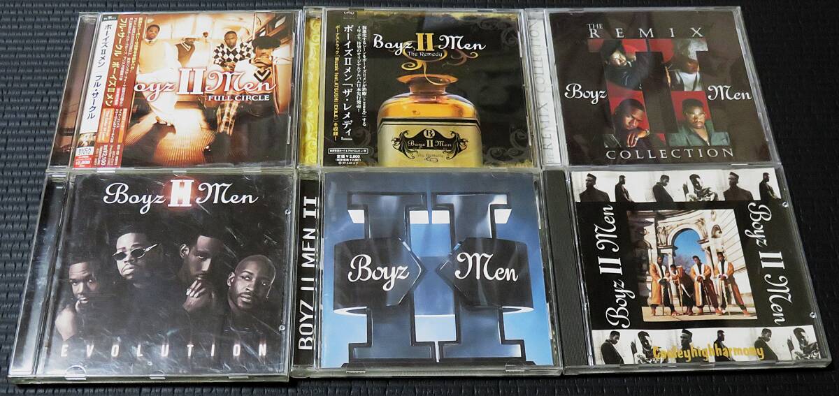 ◆Boyz II Men◆ ボーイズIIメン 6枚まとめて 6枚セット 6CD The Remedy, Cooleyhighharmony, Full Circle, Evolution, II