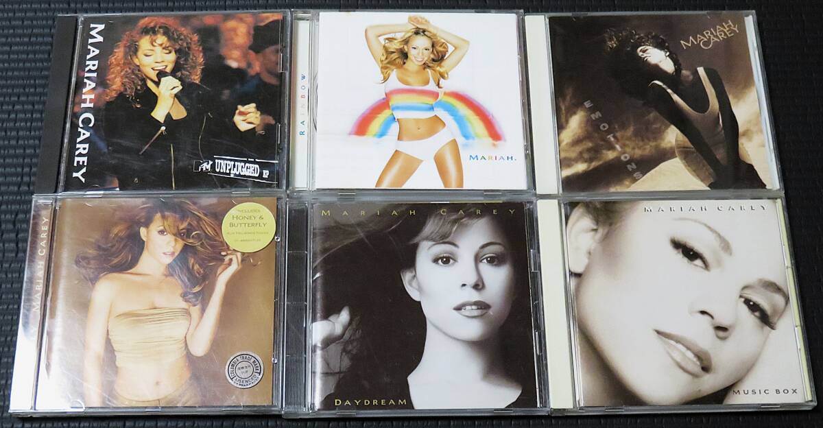 ◆Mariah Carey◆ マライア・キャリー 6枚まとめて 6枚セット 6CD MTV Unplugged, Rainbow, Emotions, Music Box, Butterfly
