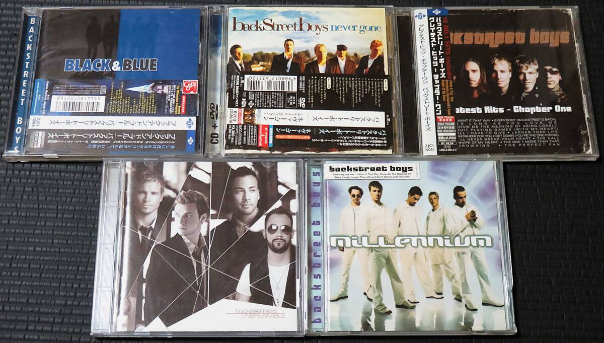 ◆Backstreet Boys◆ バックストリート・ボーイズ 5枚まとめて 5枚セット 5CD+1DVD Greatest Hits, Never Gone, Black & Blue