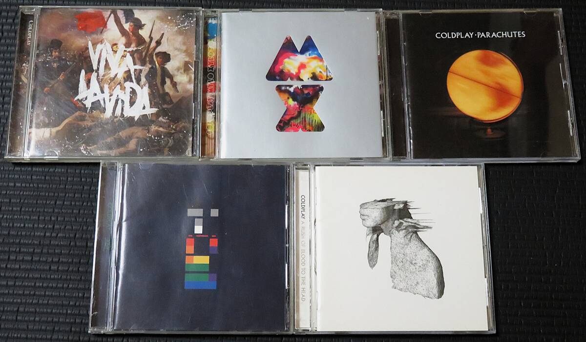 ◆Coldplay◆ コールドプレイ 5枚まとめて 5枚セット 5CD Parachutes, A Rush of Blood to the Head, Viva la Vida, X&Y