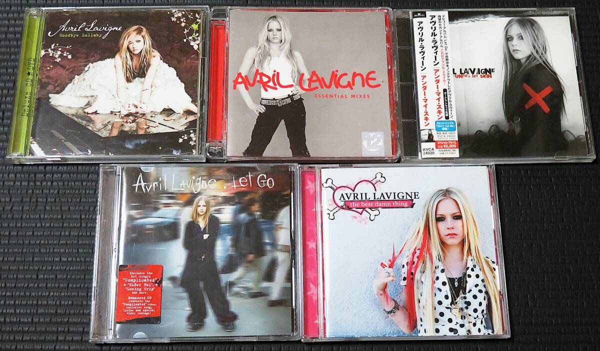 ◆Avril Lavigne◆ アヴリル・ラヴィーン 5枚まとめて 5枚セット 5CD+1DVD Goodbye Lullaby, The Best Damn Thing, Let Go
