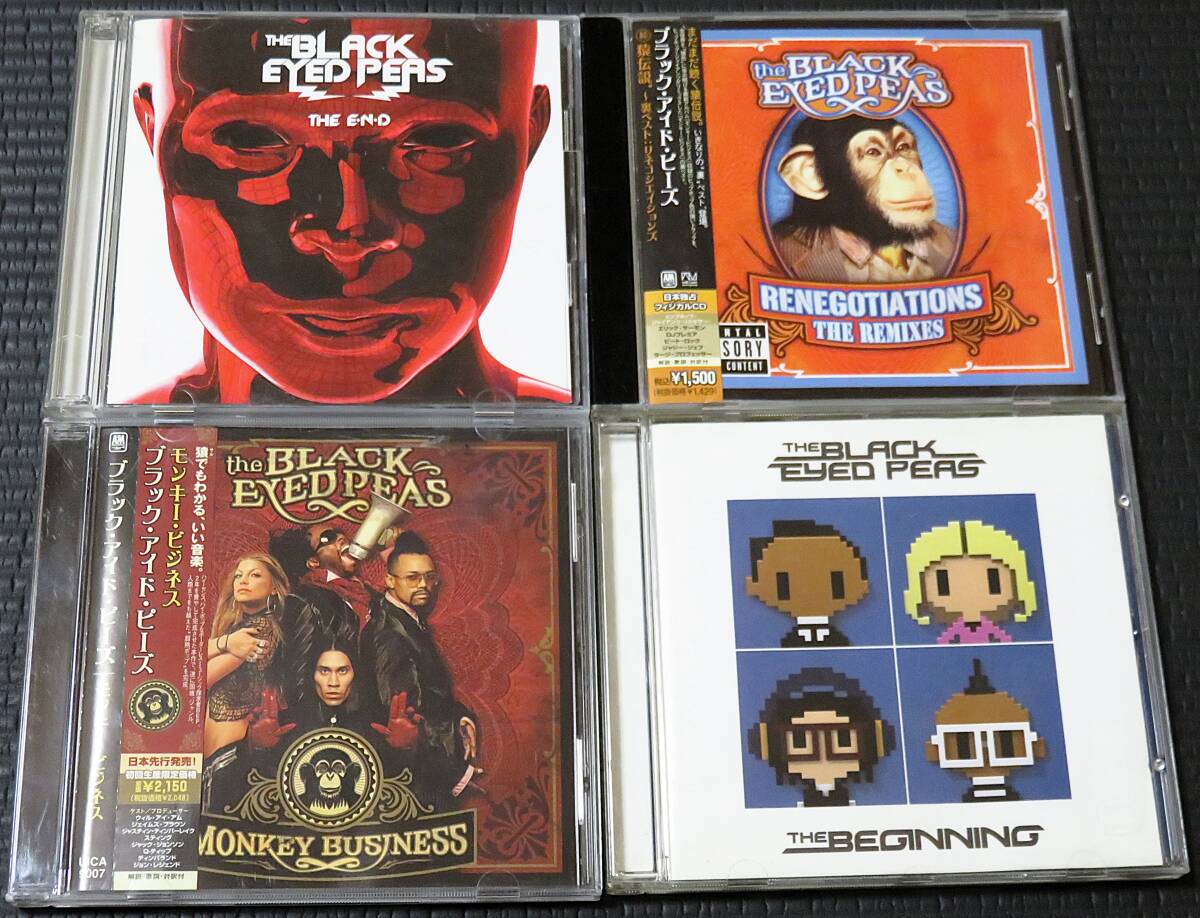 ◆The Black Eyed Peas◆ ブラック・アイド・ピーズ 4枚まとめて 4枚セット 5CD The E.N.D., Monkey Business, The Beginning