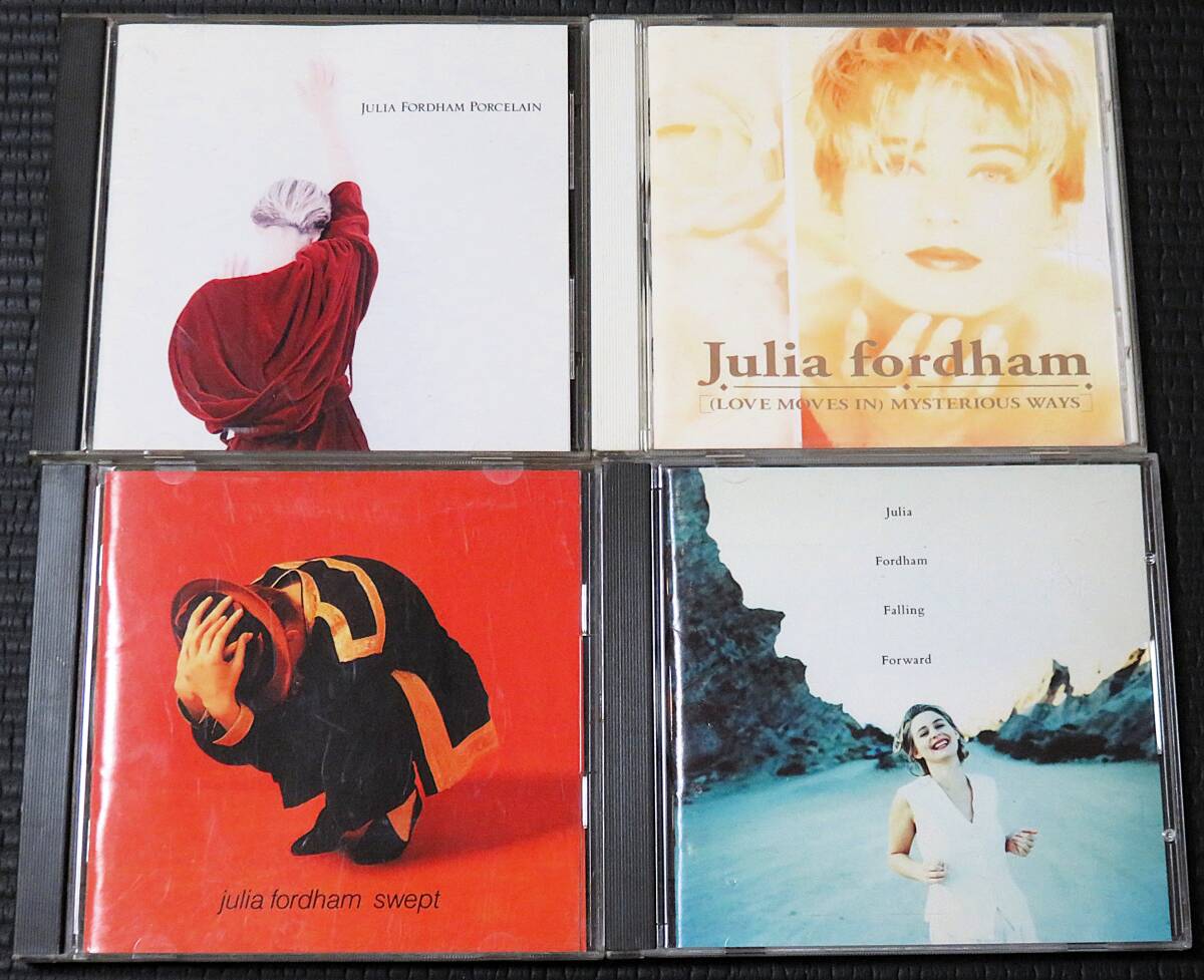 ◆Julia Fordham◆ ジュリア・フォーダム 4枚まとめて 4枚セット 4CD Porcelain, Swept, Falling Forward, Mysterious Ways