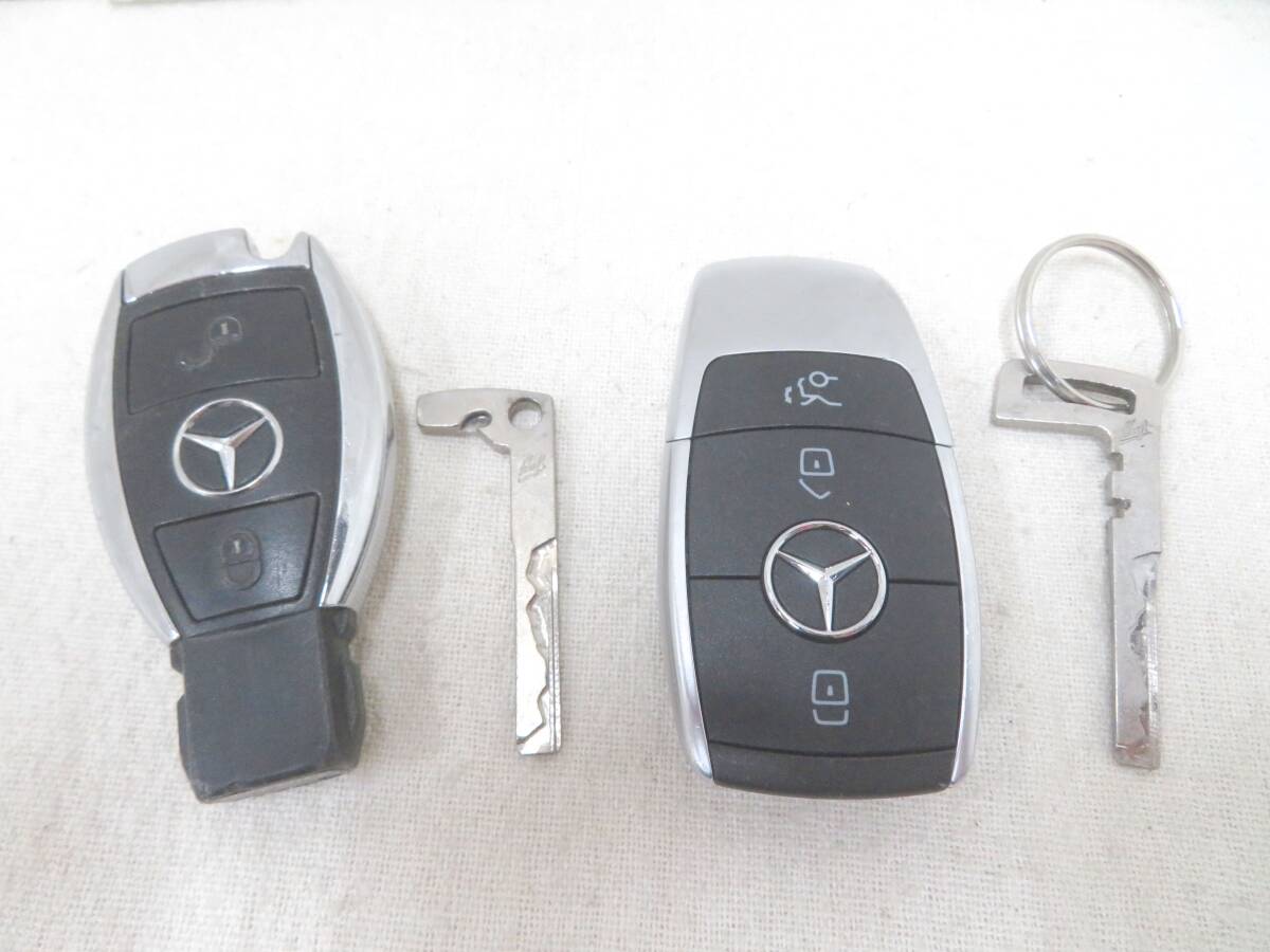 6J095SP4◇Mercedes Benz 　メルセデスベンツ　 スマートキー　 キーレス 自動車用 鍵 2ボタン　3ボタン 計2点セット◇中古品