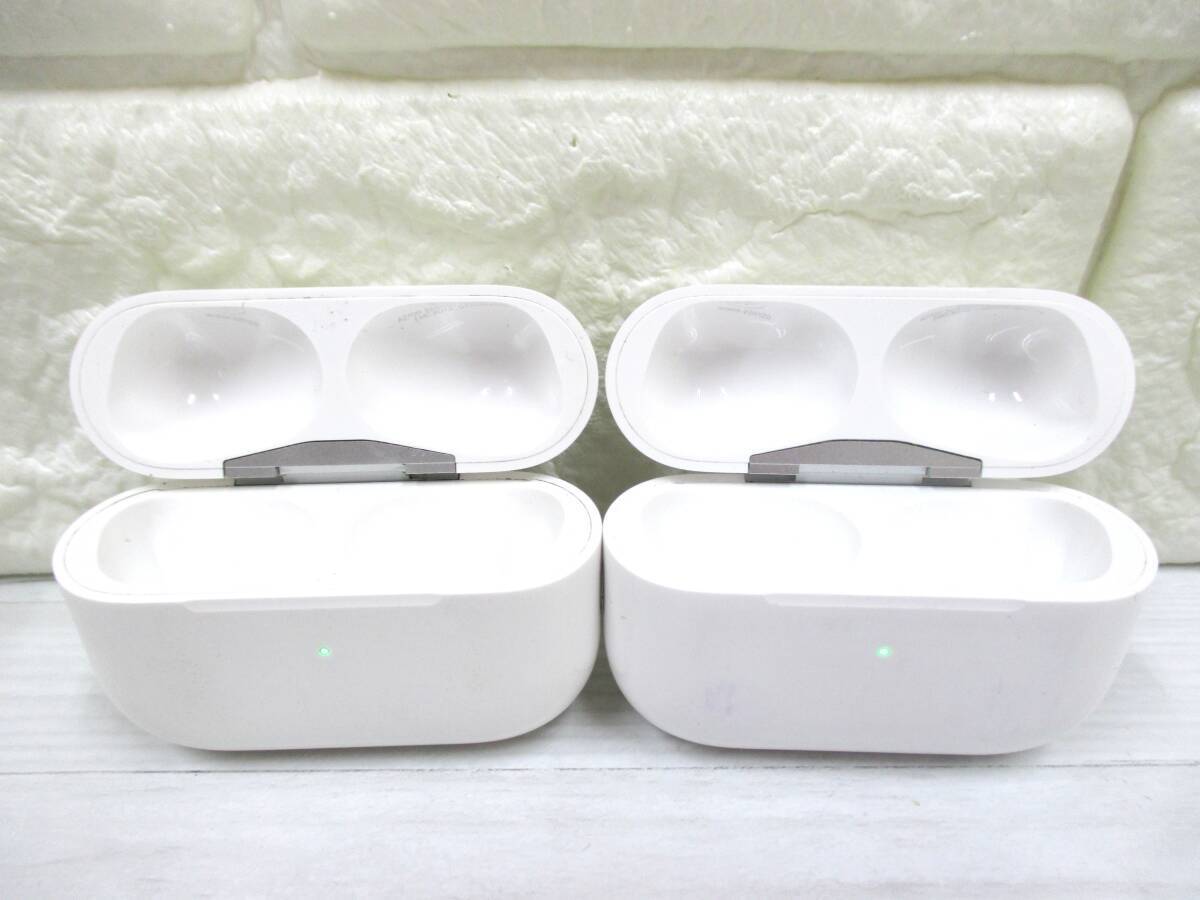 6F112MZ12◇ケースのみ Apple AirPods Pro 第2世代 ケース A2700 イヤホン無し 2点セット◇中古品 ジャンク