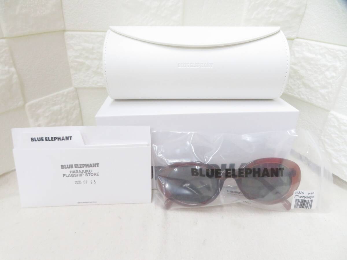 6J104SP4◇BLUE ELEPHANT ブルーエレファント　 ETTY サングラス　外箱　ケース付き◇未使用品