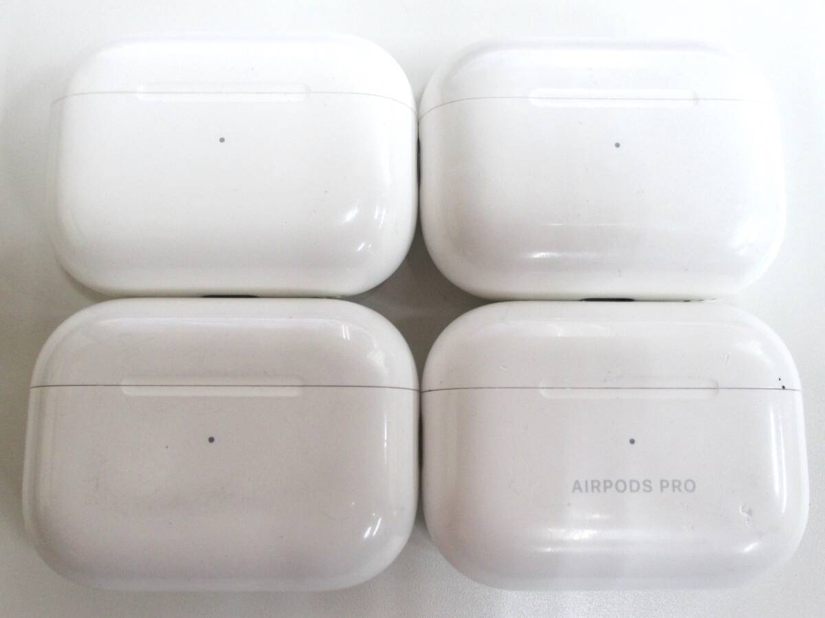 6F120MZ2◇充電ケースのみ Apple アップル AirPods Pro 第2世代 USB-Cモデル A2968 ケース 4個セット◇中古 ジャンク