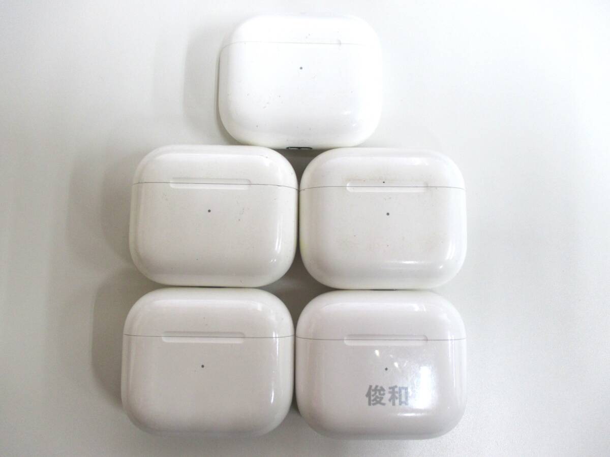 6F121MZ2◇充電ケースのみ Apple アップル AirPods 第3世代 ケース A2566 A2897 5個セット◇中古 ジャンク