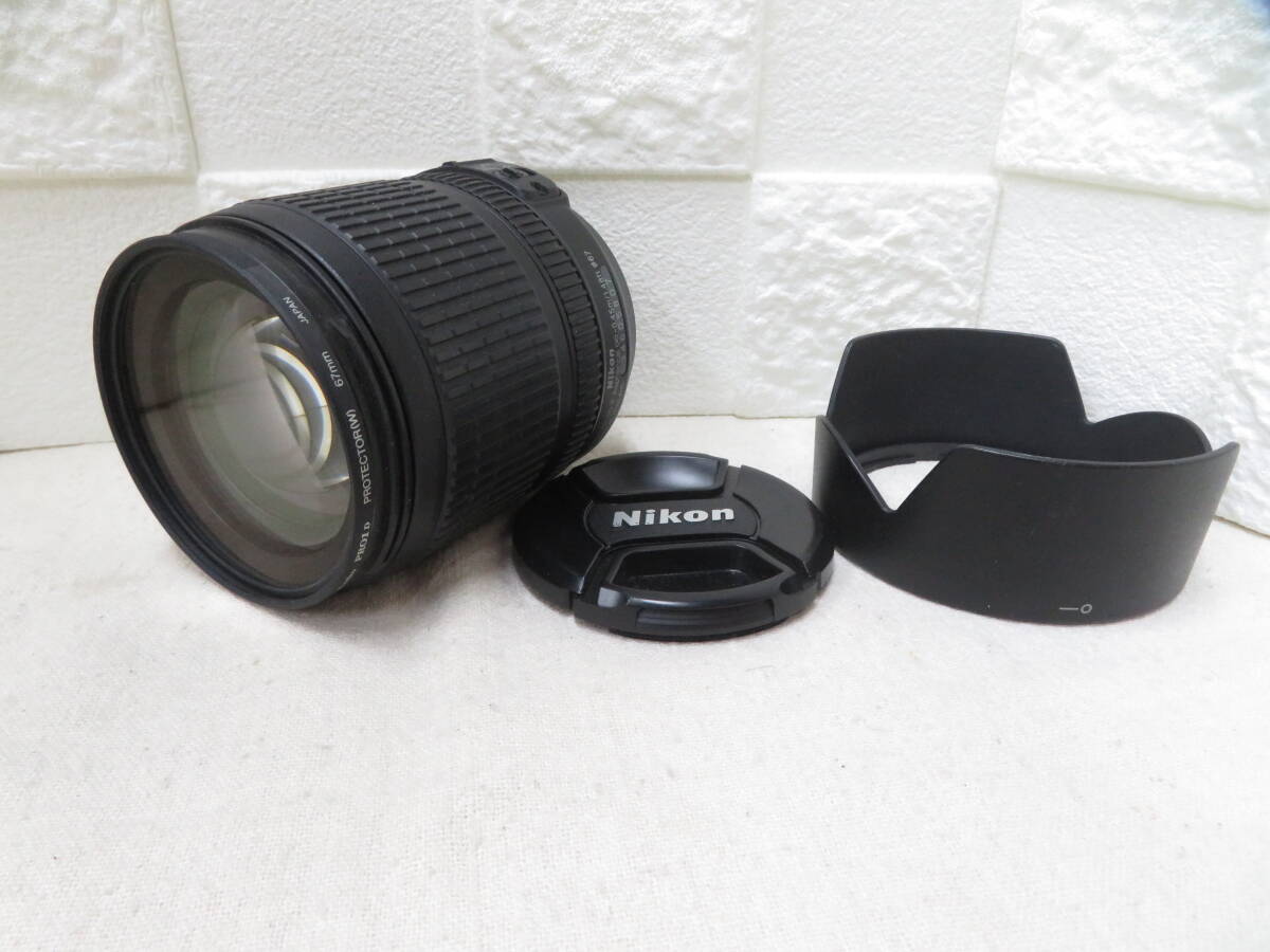 6J140HS◇Nikon ニコン AF-S DX NIKKOR 18-105mm f/3.5-5.6G ED VR 一眼カメラ用レンズ 　動作未確認◇中古品