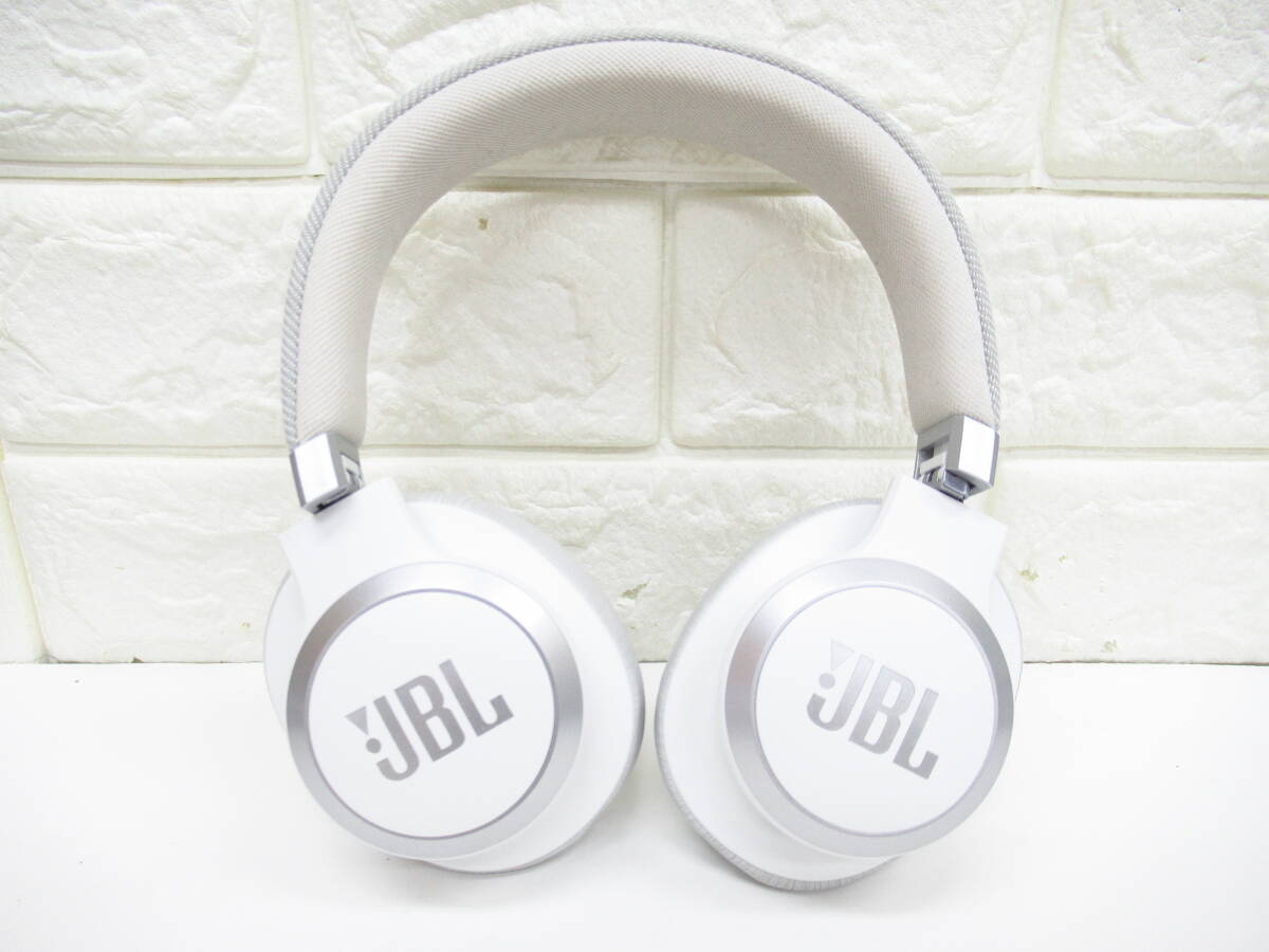 6D059NZ5◇JBL LIVE770NC ワイヤレスヘッドホン ノイズキャンセリング Bluetooth 動作品◇中古