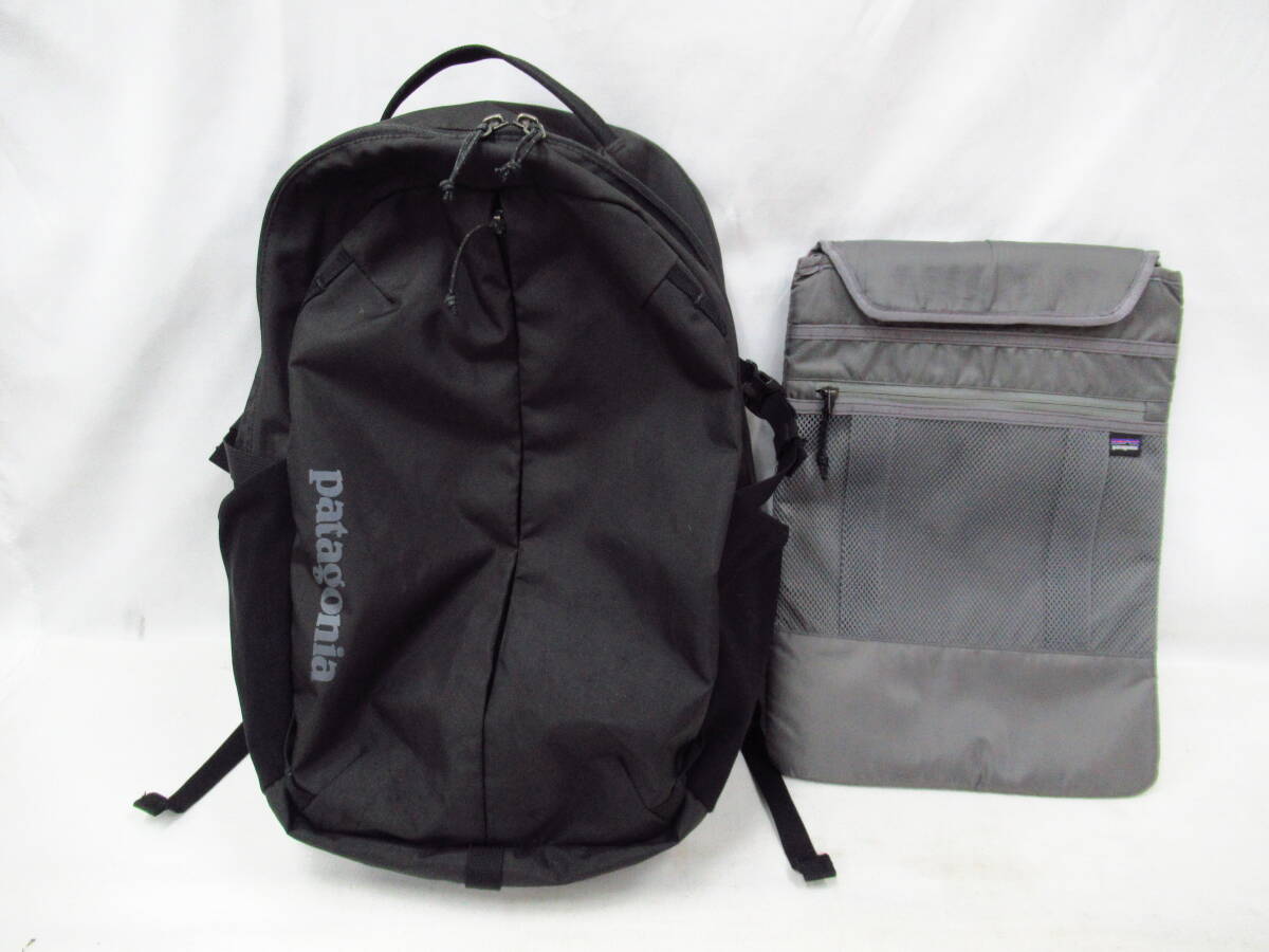 6D166SP4◇Patagonia パタゴニア レフュジオ・デイパック 47913 26L リュックサック バックパック ブラック 内側汚れ有◇中古