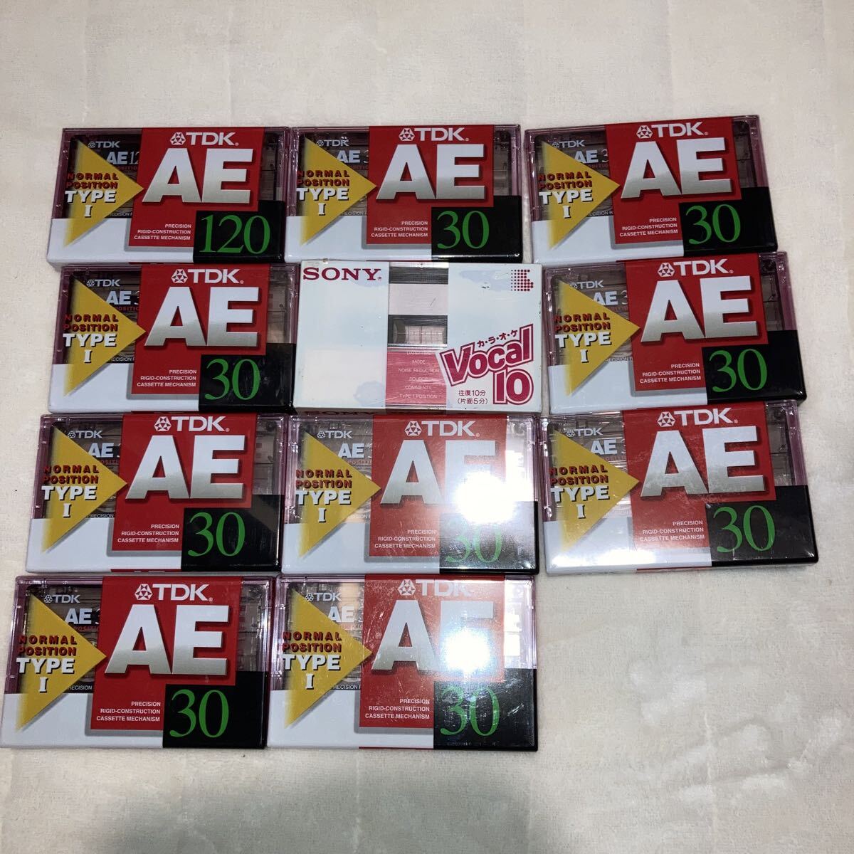 TDK カセットテープ　ノーマルポジション　未開封　未使用　AE30 AE120 など