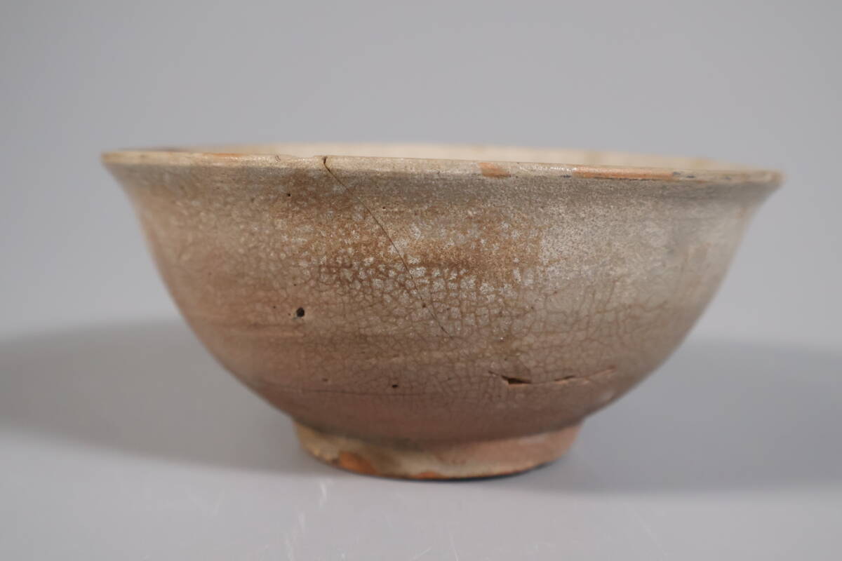 【和】(A4809)　時代古作　李朝　李朝井戸茶碗　小茶碗　小服茶碗　白磁