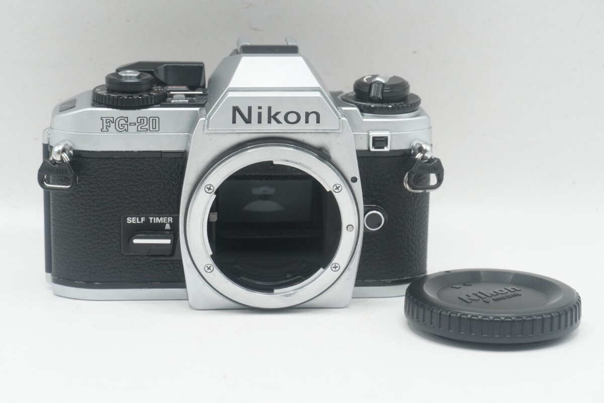 ニコン フィルム一眼レフカメラ FG-20 ボディ(Nikon FG-20 Body) 動作確認済品 モルトOK ボディキャップ付属