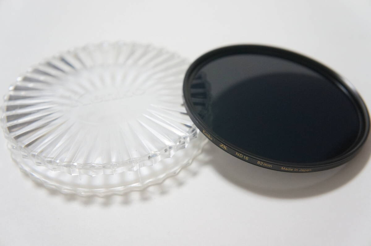 ★美品★[82mm] Kenko ZX ND16 ゼクロス 減光フィルター プラケース付