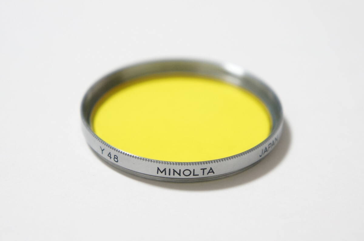 [40.5mm] MINOLTA Y48 銀枠フィルター [F3720]