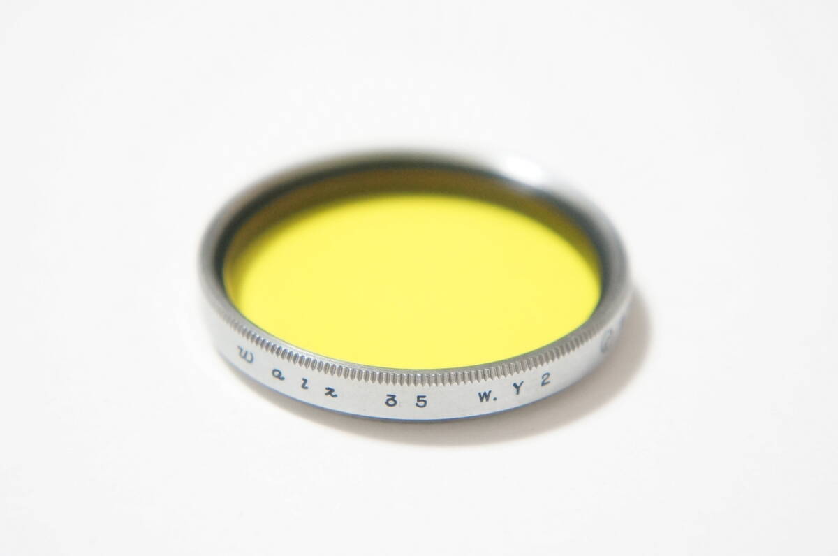 ★良品★[35mm] Walz w.Y2 SY48.2 銀枠フィルター [F3741]
