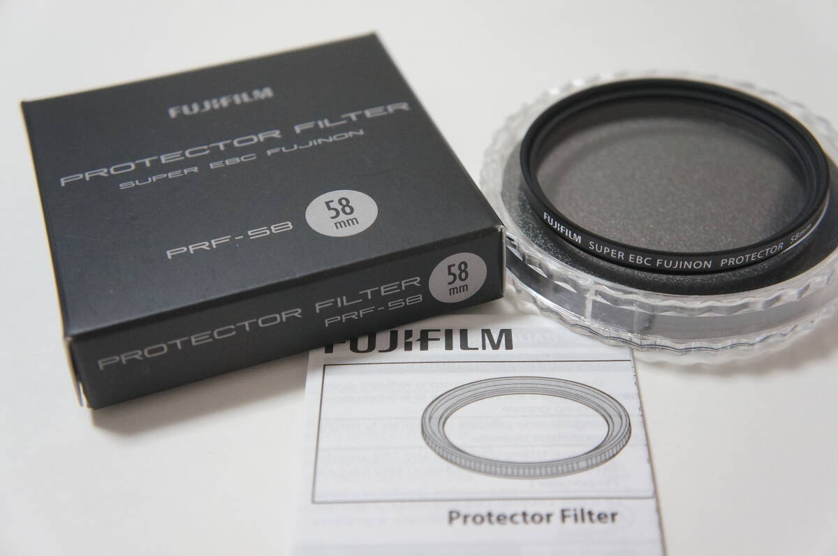 ★美品★[58mm] FUJIFILM PRF-58 SUPER EBC FUJINON PROTECTOR 保護フィルター 箱付