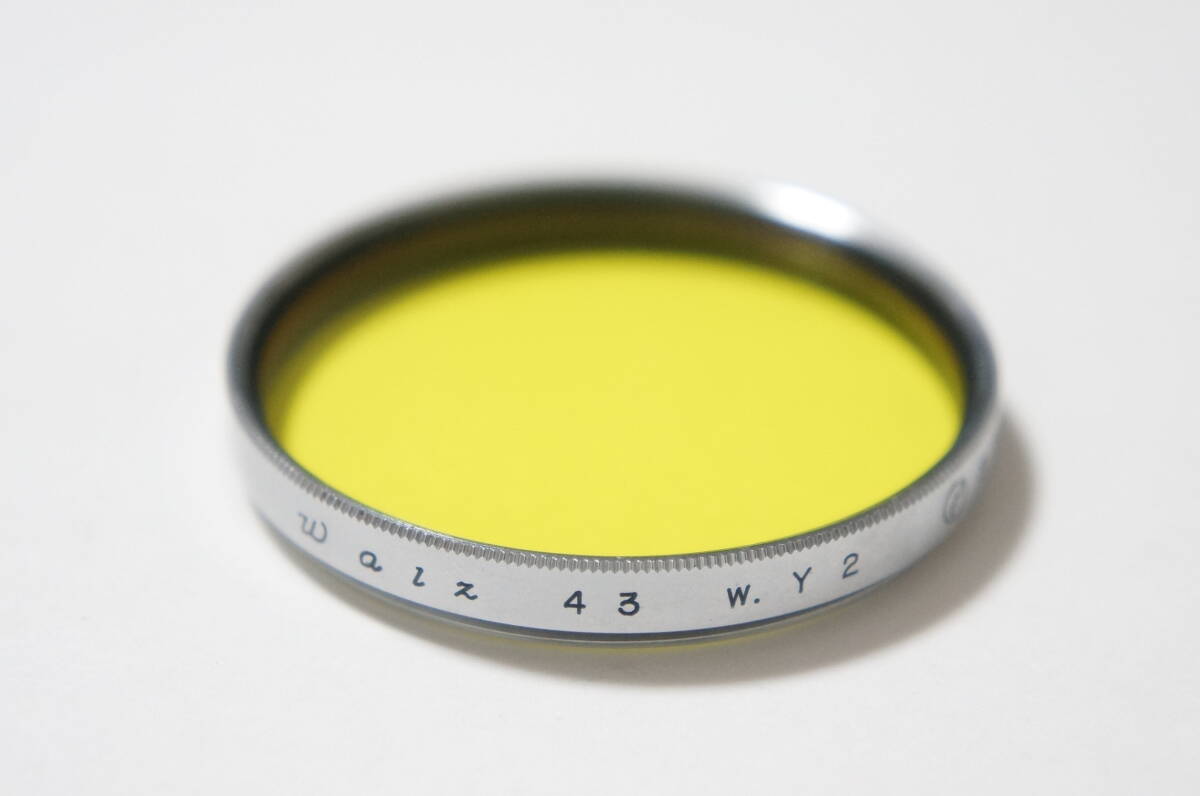 [43mm] Walz w.Y2 SY47.2 銀枠カラーフィルター [F3754]