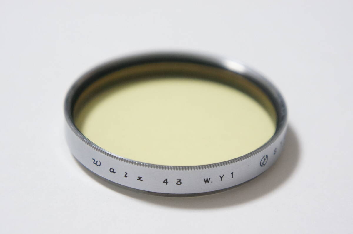 [43mm] Walz w.Y1 SY45.2 銀枠カラーフィルター [F5197]