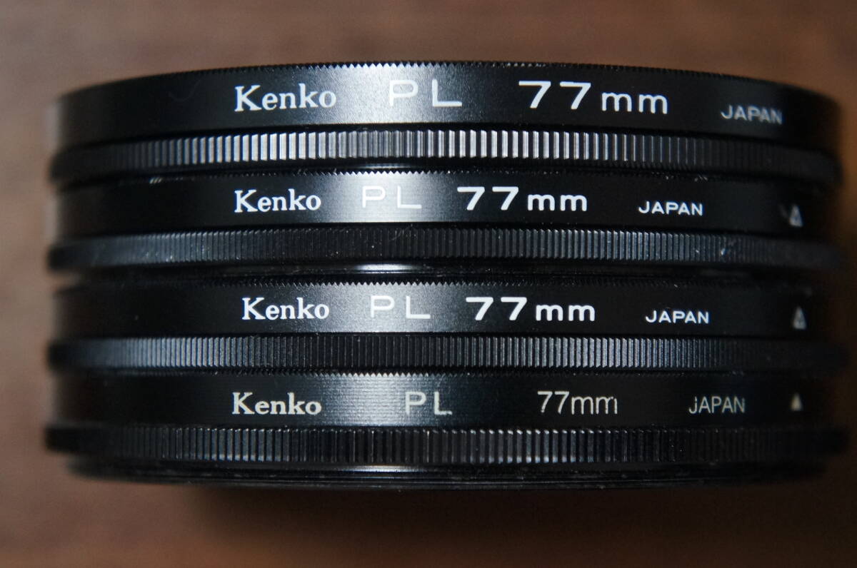 ◆説明必読◆【980円/枚】[77mm] Kenko PL 偏光フィルター