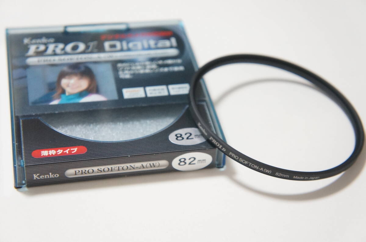 ★美品★[82mm] Kenko PRO1D PRO SOFTON-A (W) プロソフトン フィルター ケース付