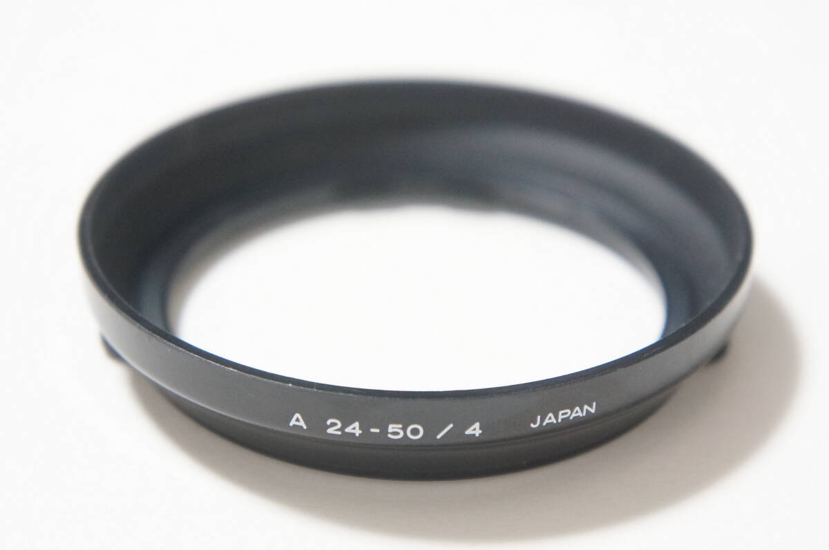 MINOLTA AF 24-50mm F4用純正プラフード [F2313]