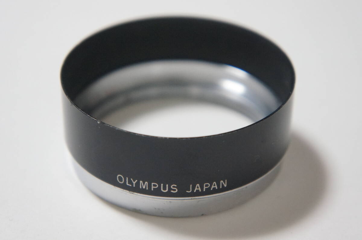OLYMPUS S-45 PEN F 25mm F4 / 38mm F1.8 / 40mm F1.4用純正メタルフード [F2316]
