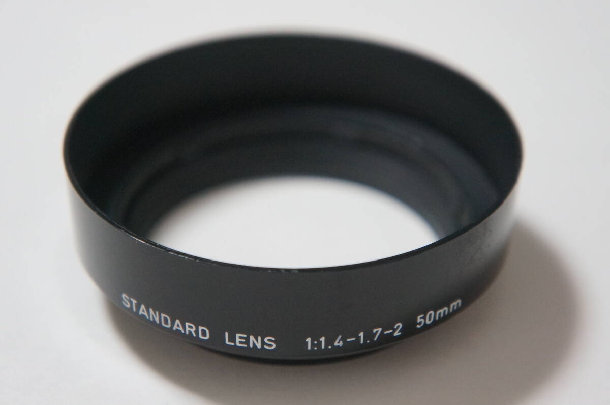 [49mm ねじ込み式] ASAHI PENTAX STANDARD LENS 50mm F1.4 / F1.7 / F2用純正プラフード [F2324]