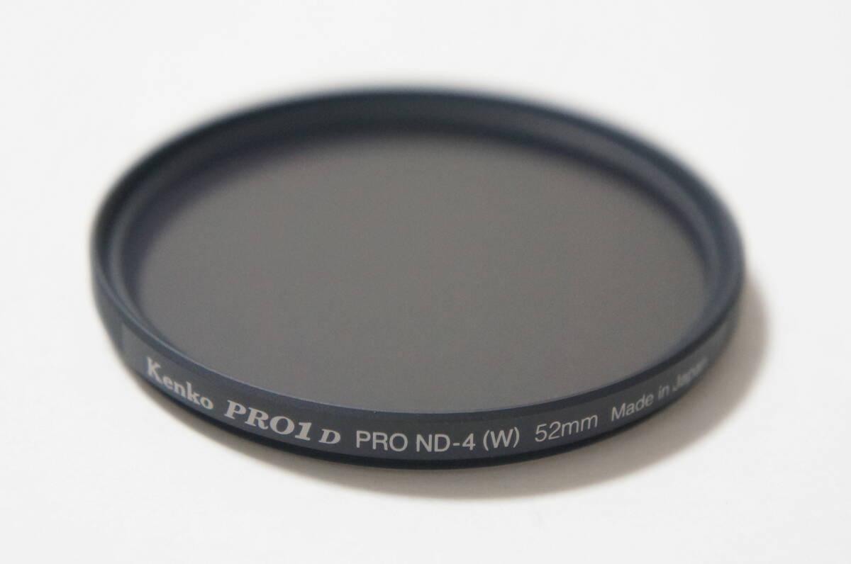 ★美品★[52mm] Kenko PRO1D PRO ND-4 (W) 減光フィルター [F5214]