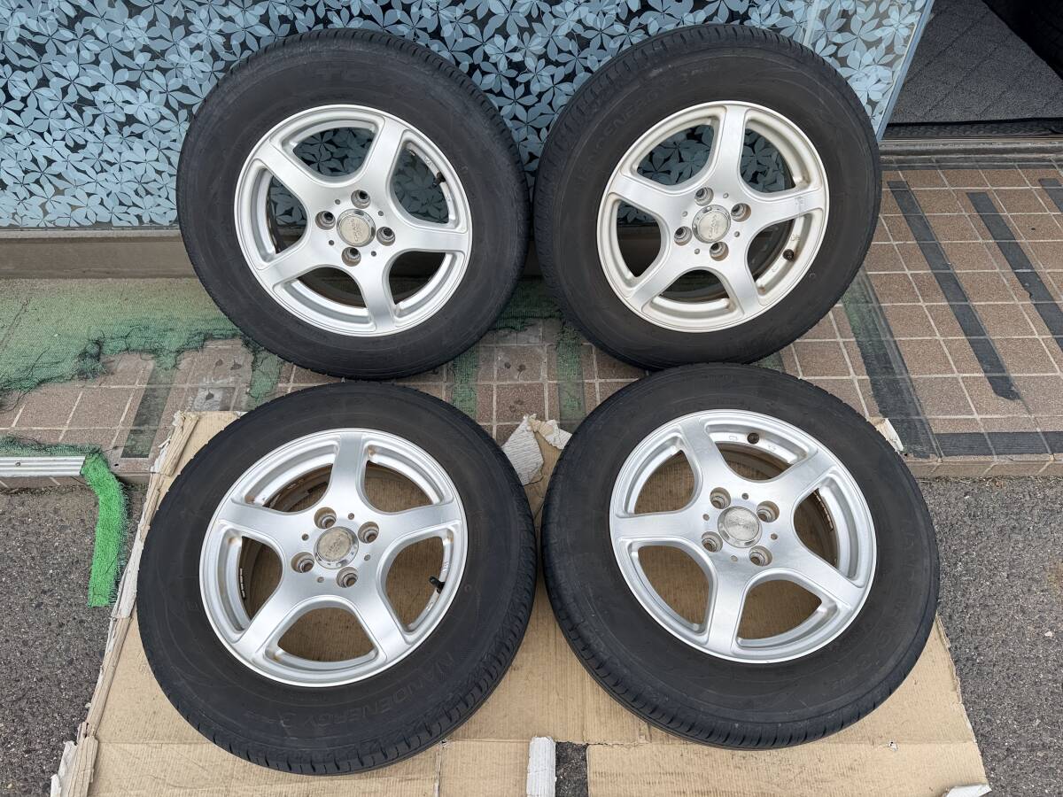 GRASS 14インチ 5.5J +40 PCD100 4穴/TOYO NANOENERGY3 PLUS 175/70R14 2022年製 4本セット #750-2