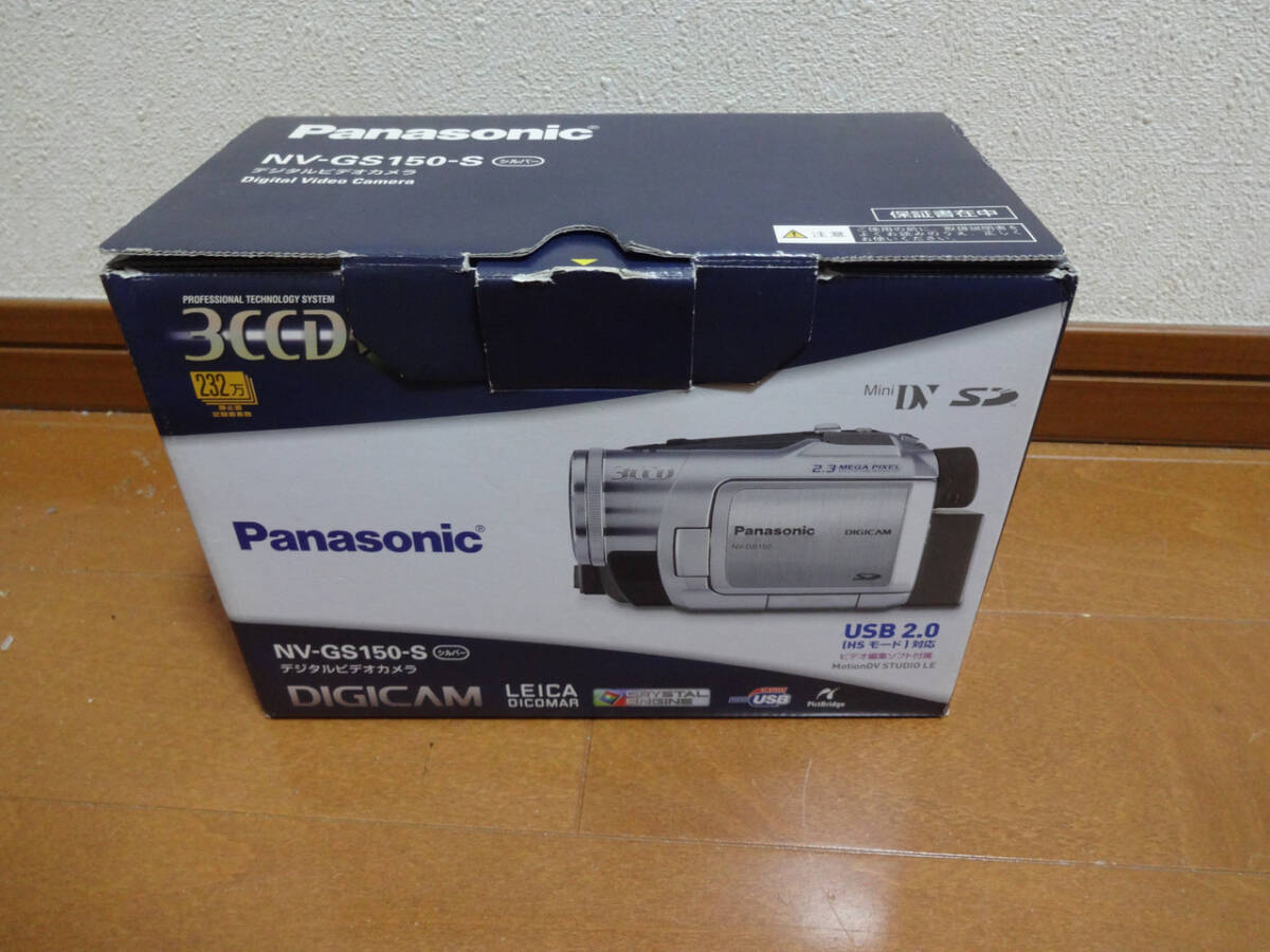 30日保証 新品MiniDVカセット NV-GS150 USBでPCに取込み Panasonic ミニDV 即決