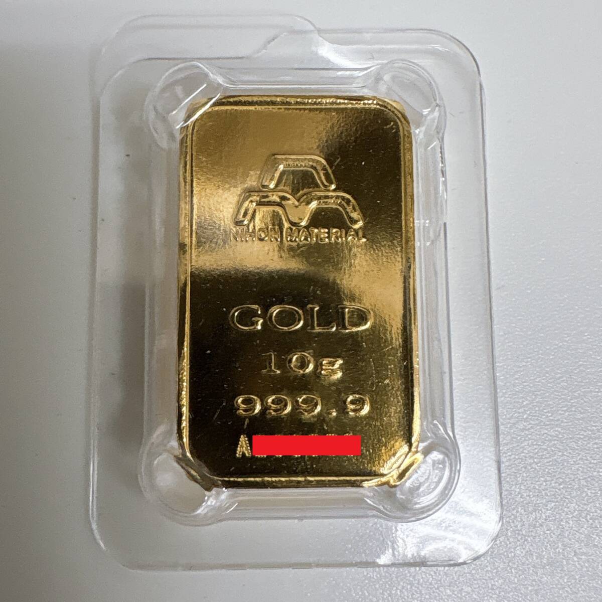 純金インゴット 10g 日本マテリアル K24 ゴールドバー 送料無料