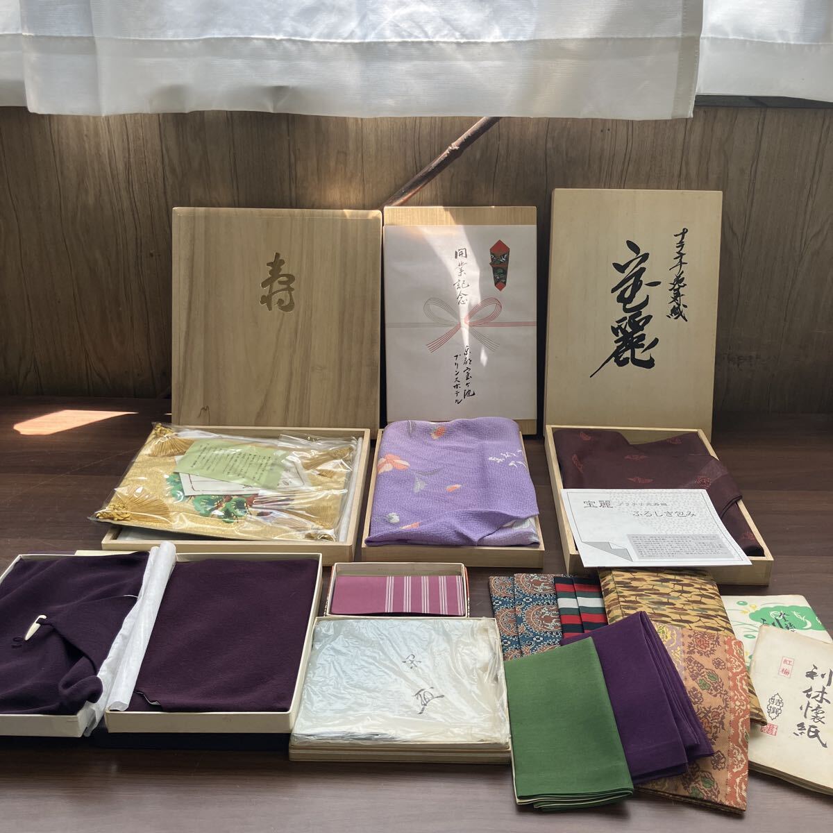 風呂敷 ふくさ まとめて 未使用品含む 風呂敷 和風 和装小物 西陣別織 宝麗 利休懐紙 当時物 昭和レトロ 正絹 
