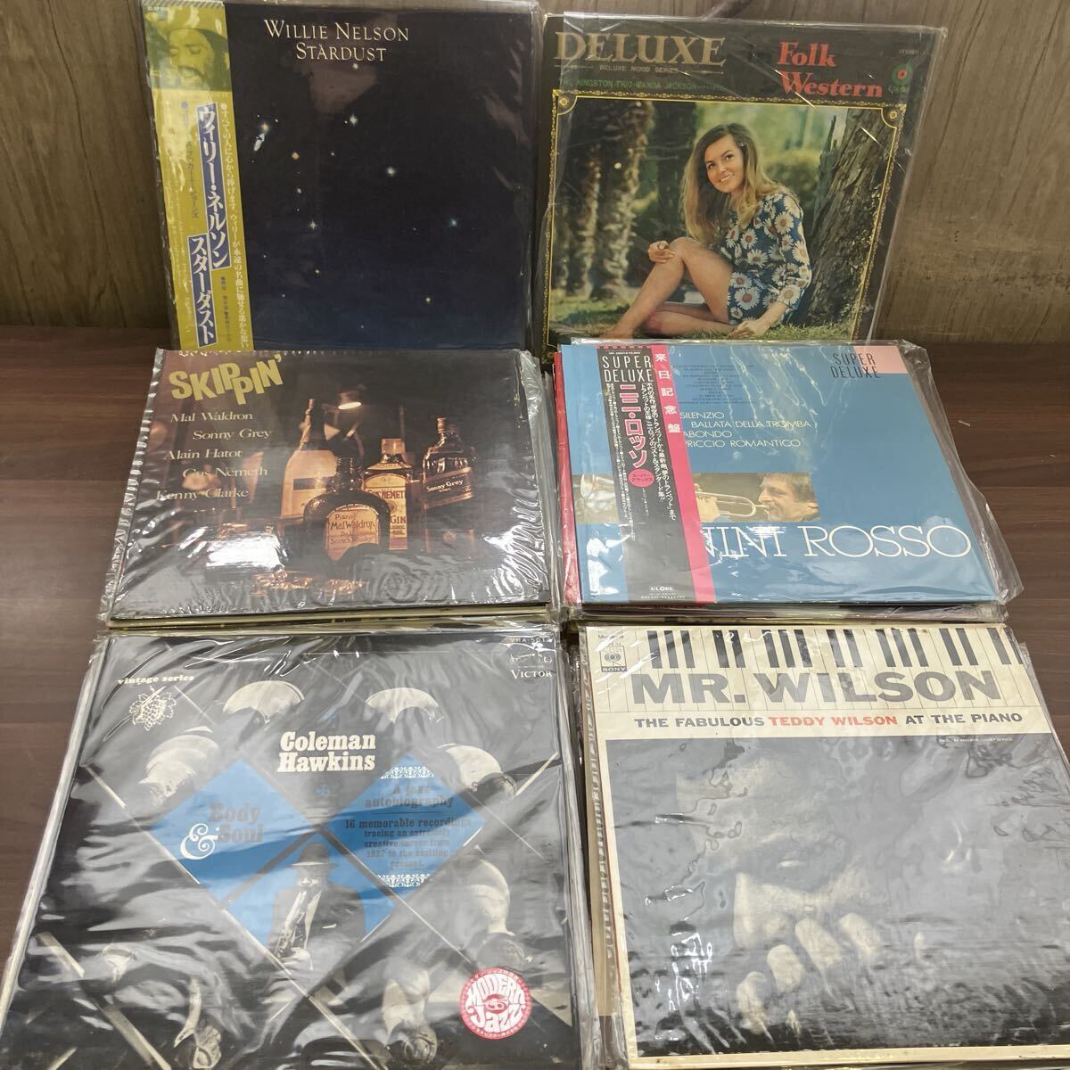 レコード LP まとめて 30枚 JAZZ ジャズ 輸入盤含む クラシック レイ・チャールズ ナット・キング・コール コールマン・ホーキンス 他①