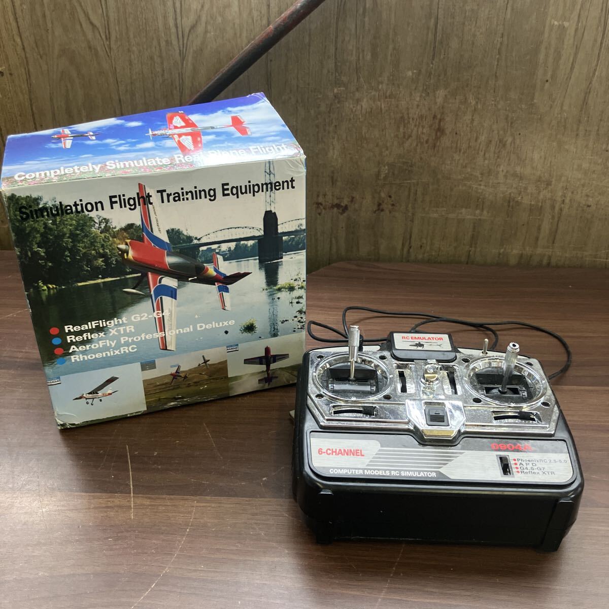 RealFlight G2-G4 Reflex 他 複数 シミュレーションソフト 対応 8チャンネルRCフライトシミュレーターコントローラー ラジコン 当時物